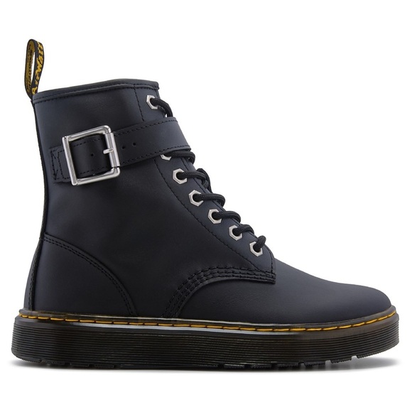 NIB Dr. Martens Zavala ALT HYDRO BLACK Combat Boots 8 eyelet- Size: 6 Woman’s - Picture 3 of 11